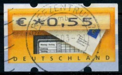 BRD ATM 2002 Nr 5-1-0055 gestempelt X9740FE