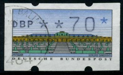 BRD ATM 1993 Nr 2-1.1-0070 gestempelt X9741F2