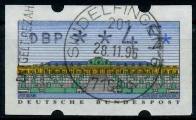 BRD ATM 1993 Nr 2-1.1-0045 gestempelt X97428E