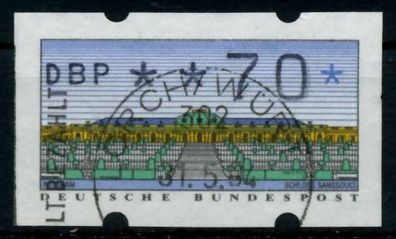 BRD ATM 1993 Nr 2-1.1-0070 gestempelt X97433E