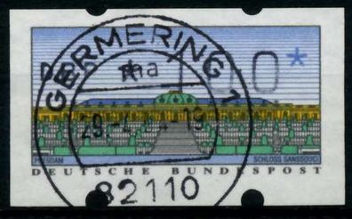 BRD ATM 1993 Nr 2-1.1-0100 zentrisch gestempelt X97435A