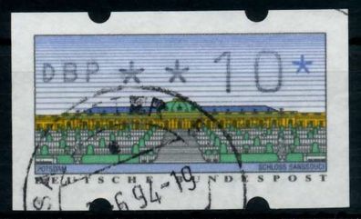 BRD ATM 1993 Nr 2-1.1-0010 gestempelt X9743E6