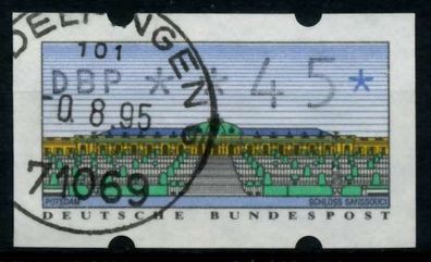 BRD ATM 1993 Nr 2-1.1-0045 gestempelt X9743FE