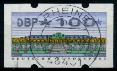 BRD ATM 1993 Nr 2-2.1-0100 zentrisch gestempelt X9744C2