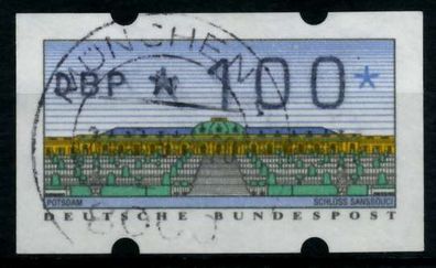 BRD ATM 1993 Nr 2-1.1-0100 zentrisch gestempelt X9744E2