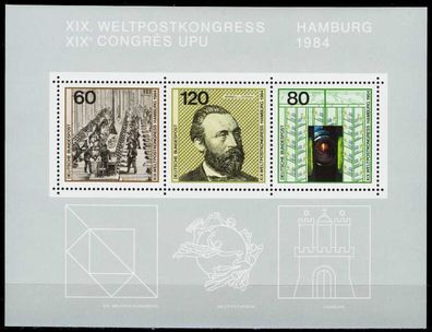 BRD BLOCK Kleinbogen Block 19 postfrisch S03BAEA