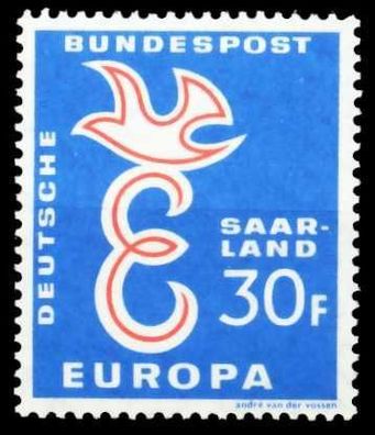 SAAR OPD 1958 Nr 440 postfrisch S03519A