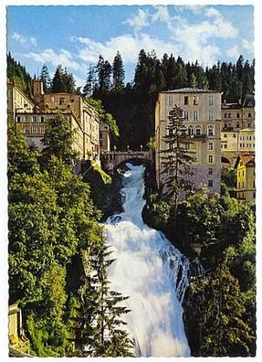 Österreich 1960er Jahre - Badgastein Wasserfall, AK 1015 Ansichtskarte Postkarte