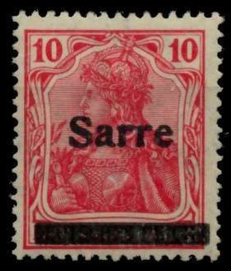 Saargebiet Germania Nr 6aI ungebraucht X97D962