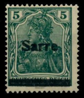 Saargebiet Germania Nr 4aIII ungebraucht X97DA8A