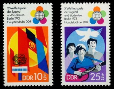DDR 1973 Nr 1829-1830 postfrisch X6707FA