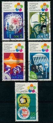 DDR 1973 Nr 1862-1866 gestempelt X6917FA