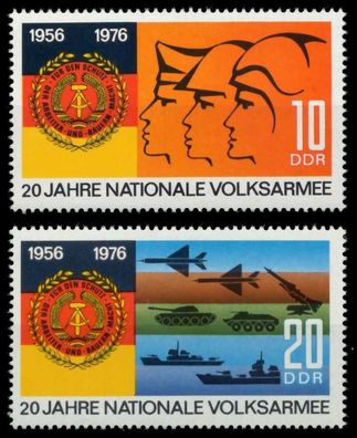 DDR 1976 Nr 2116-2117 postfrisch S0B637E