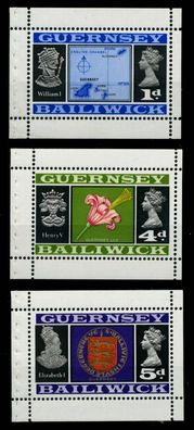 Guernsey Heftchenblatt Nr HB 0-1 u.a. postfrisch X6A62BA