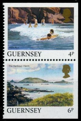 Guernsey Nr S66 postfrisch SENKR PAAR X6A67D2