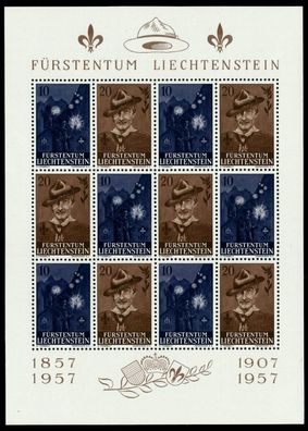 Liechtenstein BLOCK Kleinbogen Nr 360 + 361 postfrisch X6A8C86