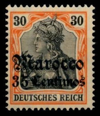Deutsche Auslandspostämter Marokko Nr 39 postfrisch X6B23BA
