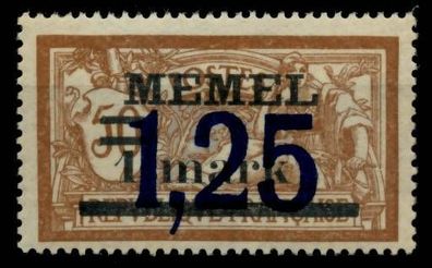 MEMEL 1922 Nr 50 postfrisch X6B521A