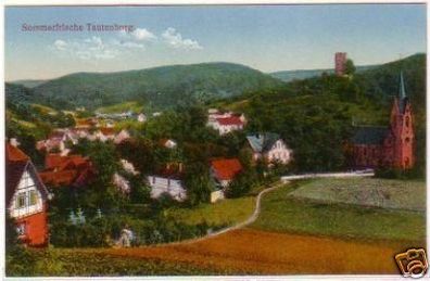 21039 Ak Sommerfrische Tautanburg Totalansicht 1921