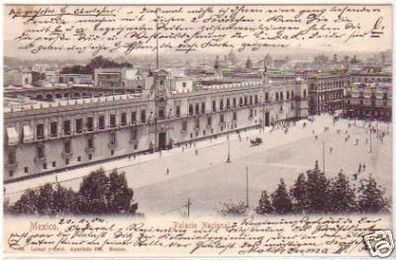 20765 Ak Mexiko Palacio Nacional 1904