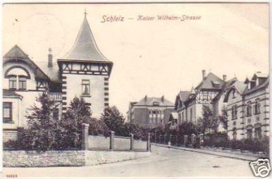 20224 Ak Schleiz Kaiser Wilhelm Strasse 1909