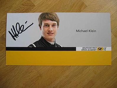 Rennfahrer Michael Klein - handsigniertes Autogramm!!!