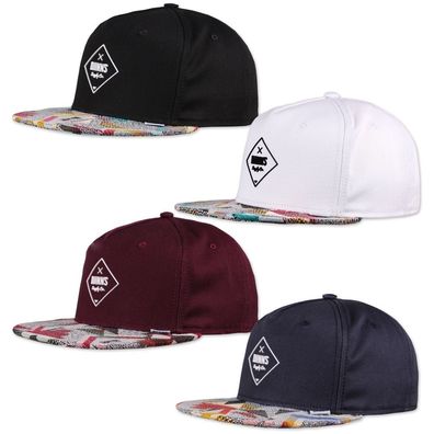 DJINNS Rubber Aztek Snapback Cap - Hat Kappe Mütze Baseballcap Caps Cappy Cappi