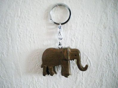 Schlüsselanhänger "Elefant" (Holz) / Keychain "Elephant" (Wood)