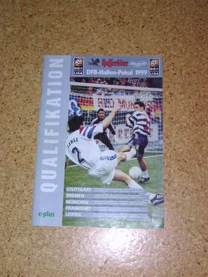 DFB HALLEN POKAL Magazin 1999 Stadionheft FC BAYERN München Hasseröder
