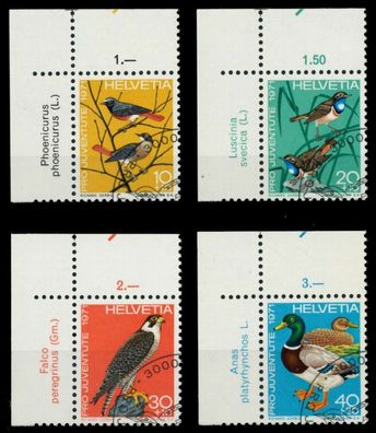 Schweiz PRO Juventute Nr 960-963 gestempelt ECKE-OLI X6C6D96
