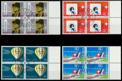 Schweiz 1979 Nr 1150-1153 zentrisch gestempelt Viererblock X6C6DAA