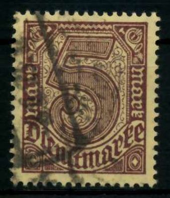 D-REICH DIENST Nr 33c gestempelt gepr. X6EFFBE