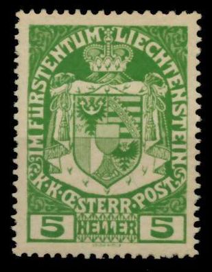 Liechtenstein 1917 Nr 5 postfrisch X6F6E56