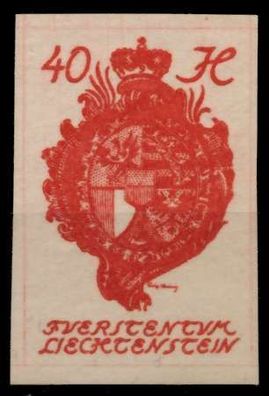 Liechtenstein 1920 Nr 23 postfrisch X6FBE3E