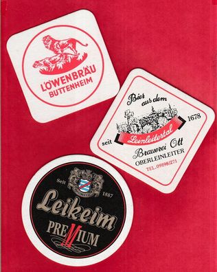 3x Bierdeckel aus dem Bier- Paradies Franken - ungebraucht (9)
