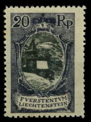 Liechtenstein 1921 Nr 53A ungebraucht X700132