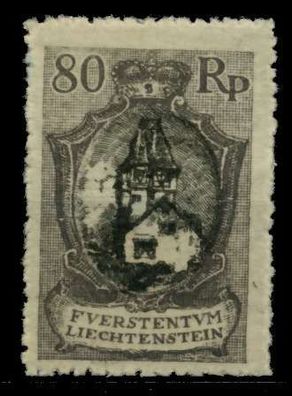 Liechtenstein 1921 Nr 59A ungebraucht X70013A