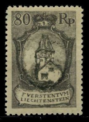 Liechtenstein 1921 Nr 59A ungebraucht X700146