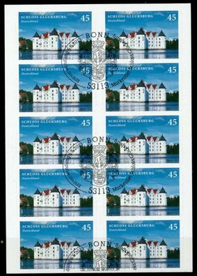 BRD BUND Folienblatt Nr FB31 #3016 gestempelt MH X70F26A