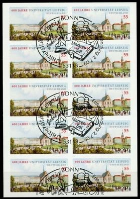 BRD BUND Folienblatt Nr FB4 #2747 gestempelt MH S21D142