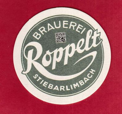 Brauerei Roppelt Stiebarlimbach - ungebrauchter Bierdeckel