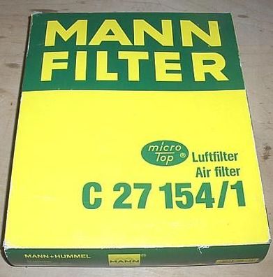 Mann Luftfilter C 27154/1 für versch. Golf III +
