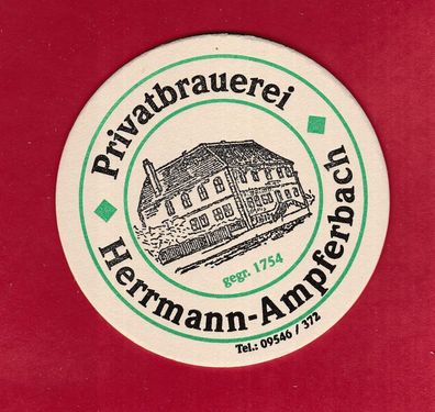 Brauerei Herrmann Ampferbach - ungebrauchter Bierdeckel