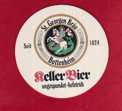 Sankt Georgen Bräu Buttenheim - ungebrauchter Bierdeckel