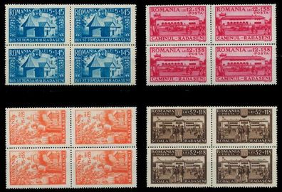 Rumänien 1941 Nr 793-796 postfrisch Viererblock X807C6A