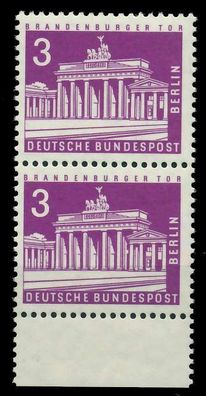 BERLIN DS BAUTEN 2 Nr 231 postfrisch SENKR PAAR URA X80977E