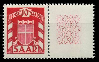 SAAR Dienstmarken Nr 33Lr postfrisch X809A5E