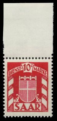 SAAR Dienstmarken Nr 33 postfrisch ORA X809A7A