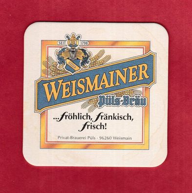 Brauerei Püls-Bräu Weisman - ein ungebrauchter Bierdeckel
