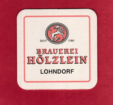 Brauerei Hölzlein Lohndorf - ein ungebrauchter Bierdeckel